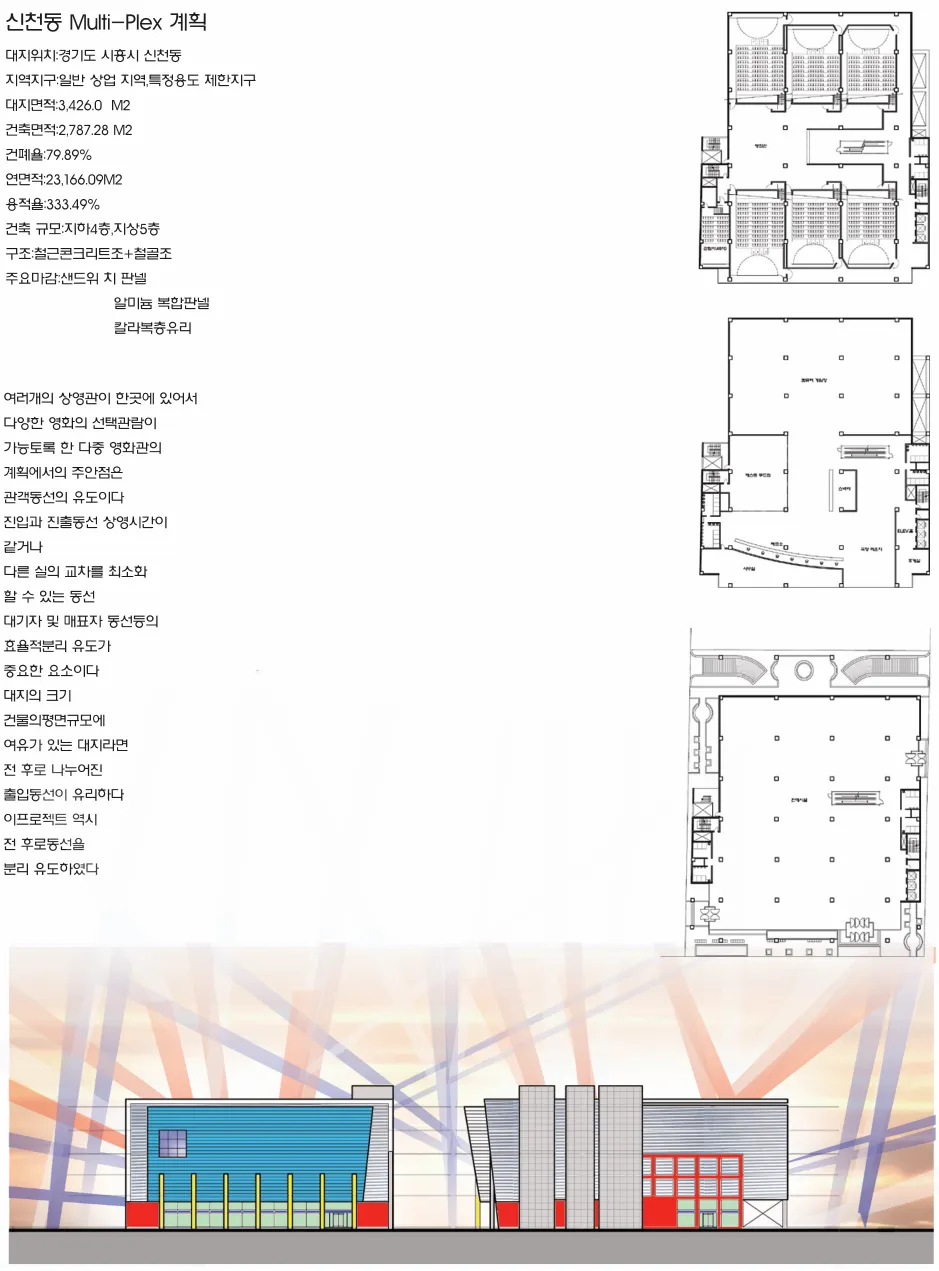 신천동 MULTI-PLEX  계획안